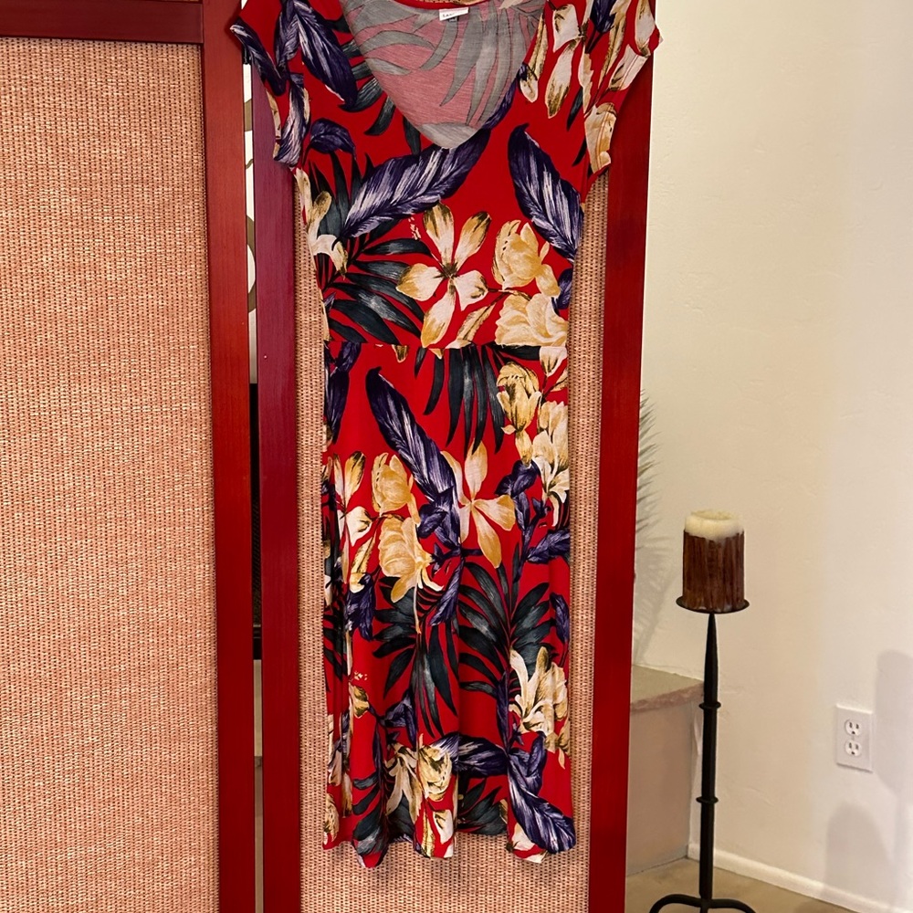 Lascana tropical dress size 2 floral print